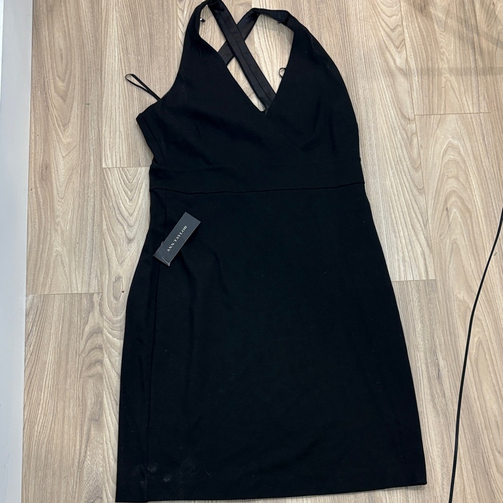 NWT Ann Taylor Black dress size 14